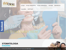 Tablet Screenshot of gold-clinic.pl